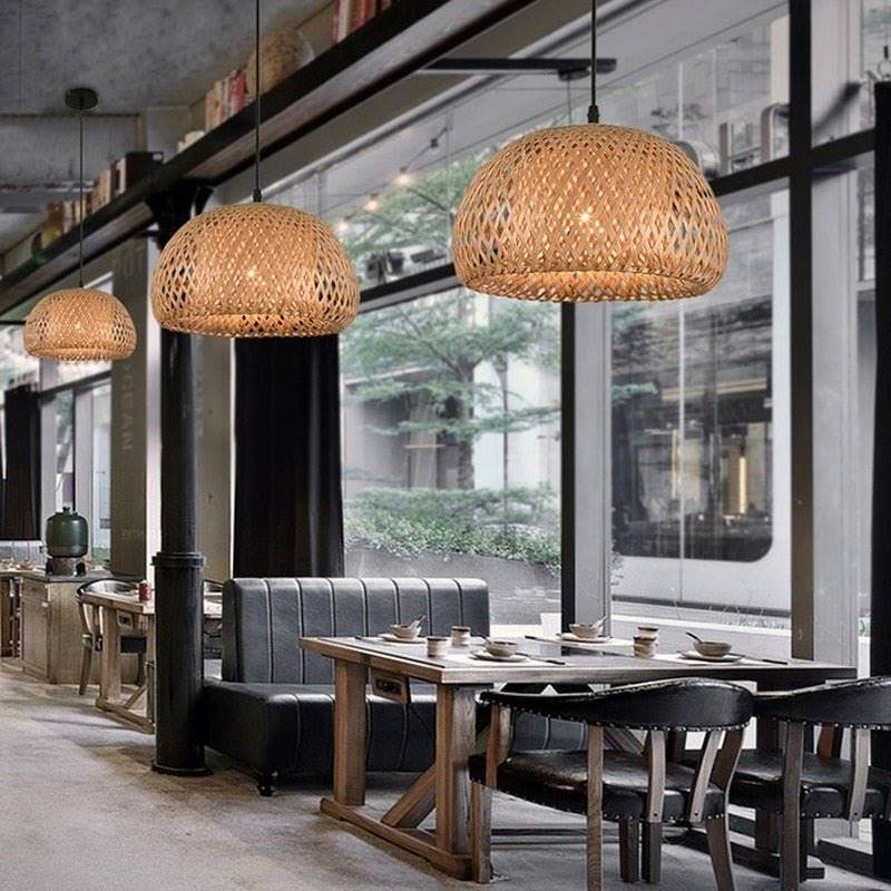 Handmade Natural Bamboo Chandelier
